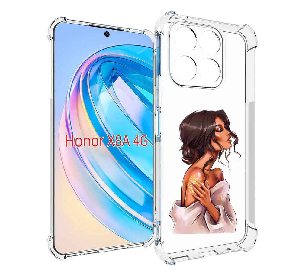 

Чехол MyPads Девушка-нежная женский для Honor X8a, Tocco