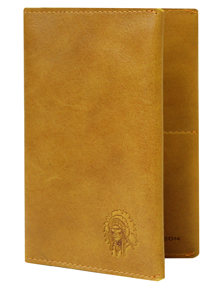 фото Обложка для паспорта apache оп-2-a табачно-желтая