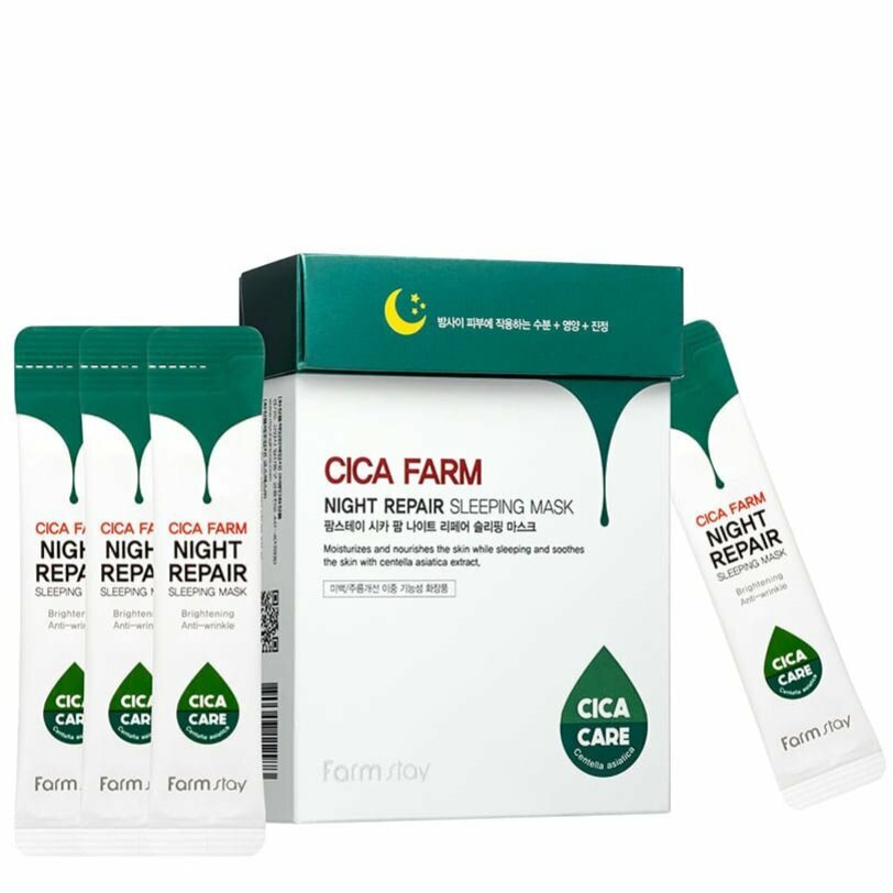 

Восстанавливающая ночная маска Cica Farm в саше (20 саше)