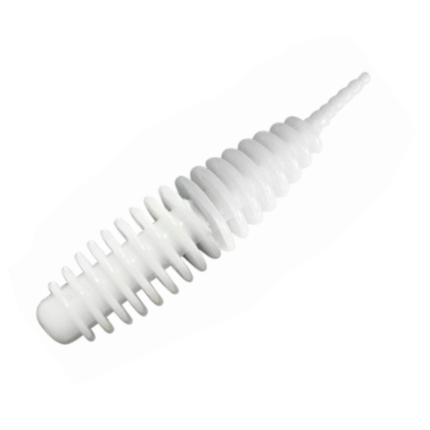 

Силиконовая приманка SANSAN trout lure в банке plamp 65 сыр col1 white, 10шт, Белый, PLAMP 65