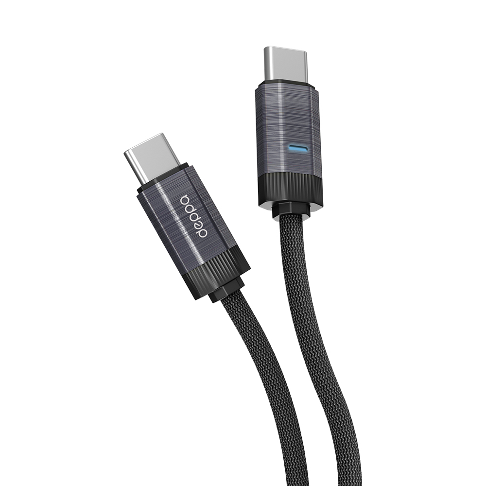 

Кабель Thor Type-C - Type-C, длина 1,2м, 100Вт, 5A, черный, 72539