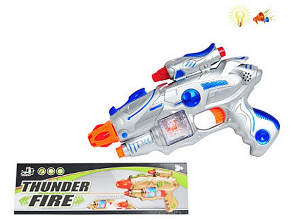 

Пистолет игрушечный, JQ6300, Белый;синий