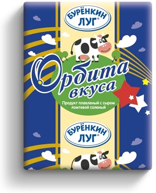 

Плавленый сыр Буренкин луг Орбита вкуса 25% 70 г