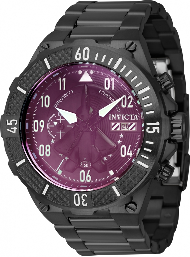 

Наручные часы мужские INVICTA 39910 черные, 39910