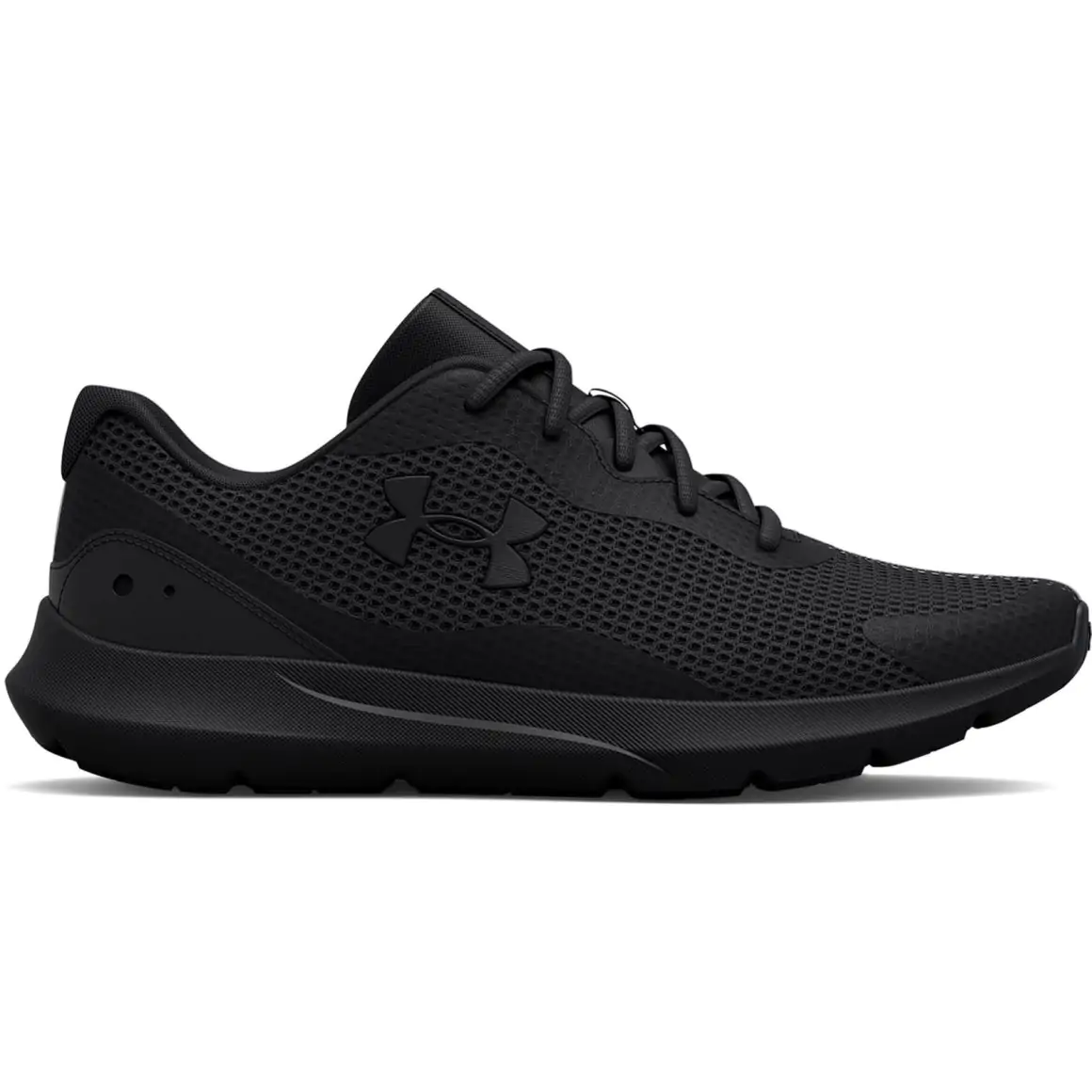 

Кроссовки мужские Under Armour UA Surge 3 черные 11 US, Черный, Surge 3