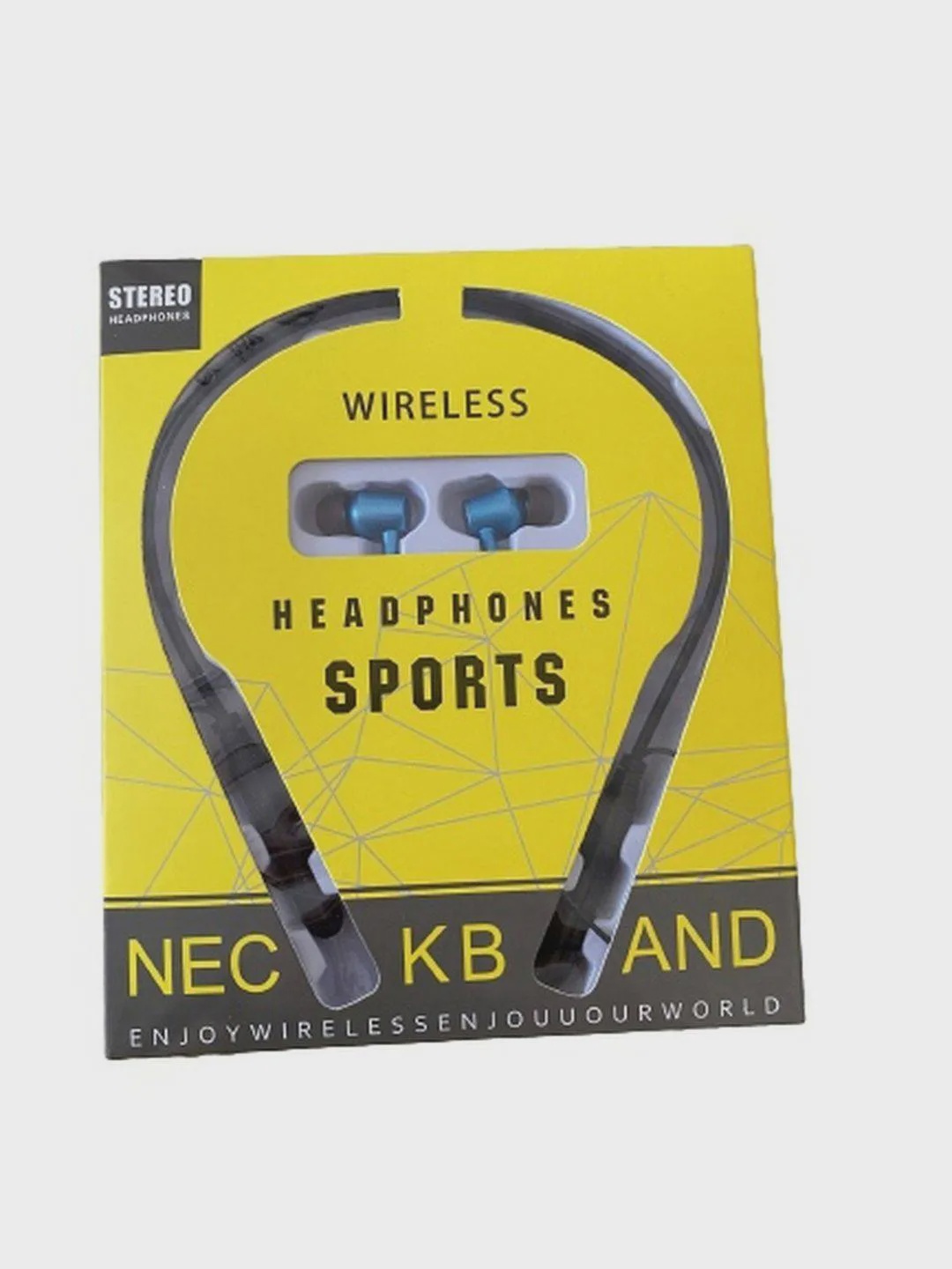 фото Беспроводные наушники neckband sports nobrand