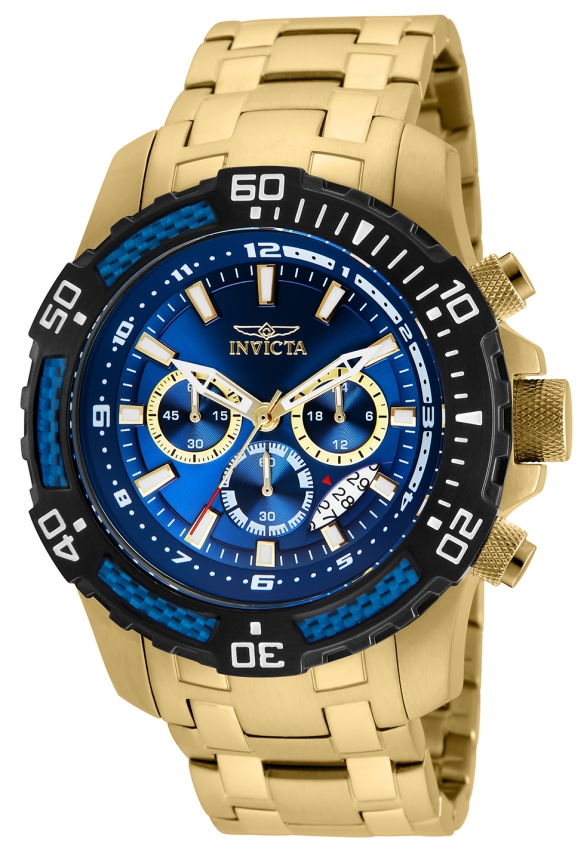 

Наручные часы мужские INVICTA 24856 золотистые, 24856