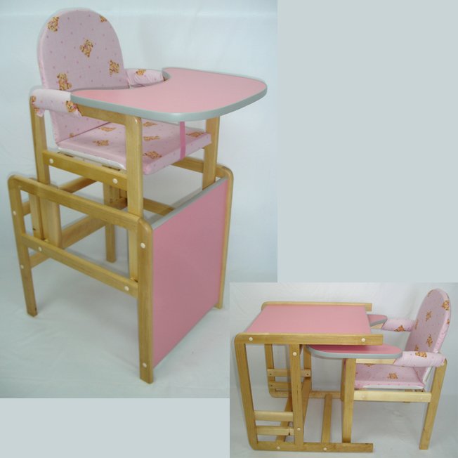 фото Стул-стол для кормления матрешка в ассорт. 870х430х600см babyroom