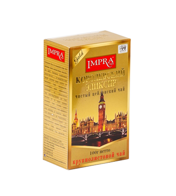 

Чай Impra Royal Elixir Золотой черный крупнолистовой 100 г