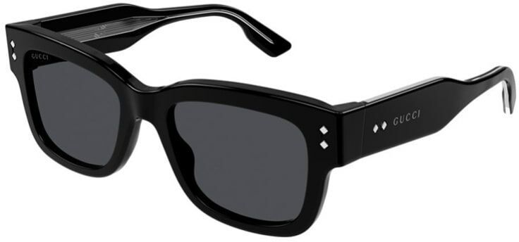 

Солнцезащитные очки мужские Gucci GG1217S 001, черный, GG1217S 001