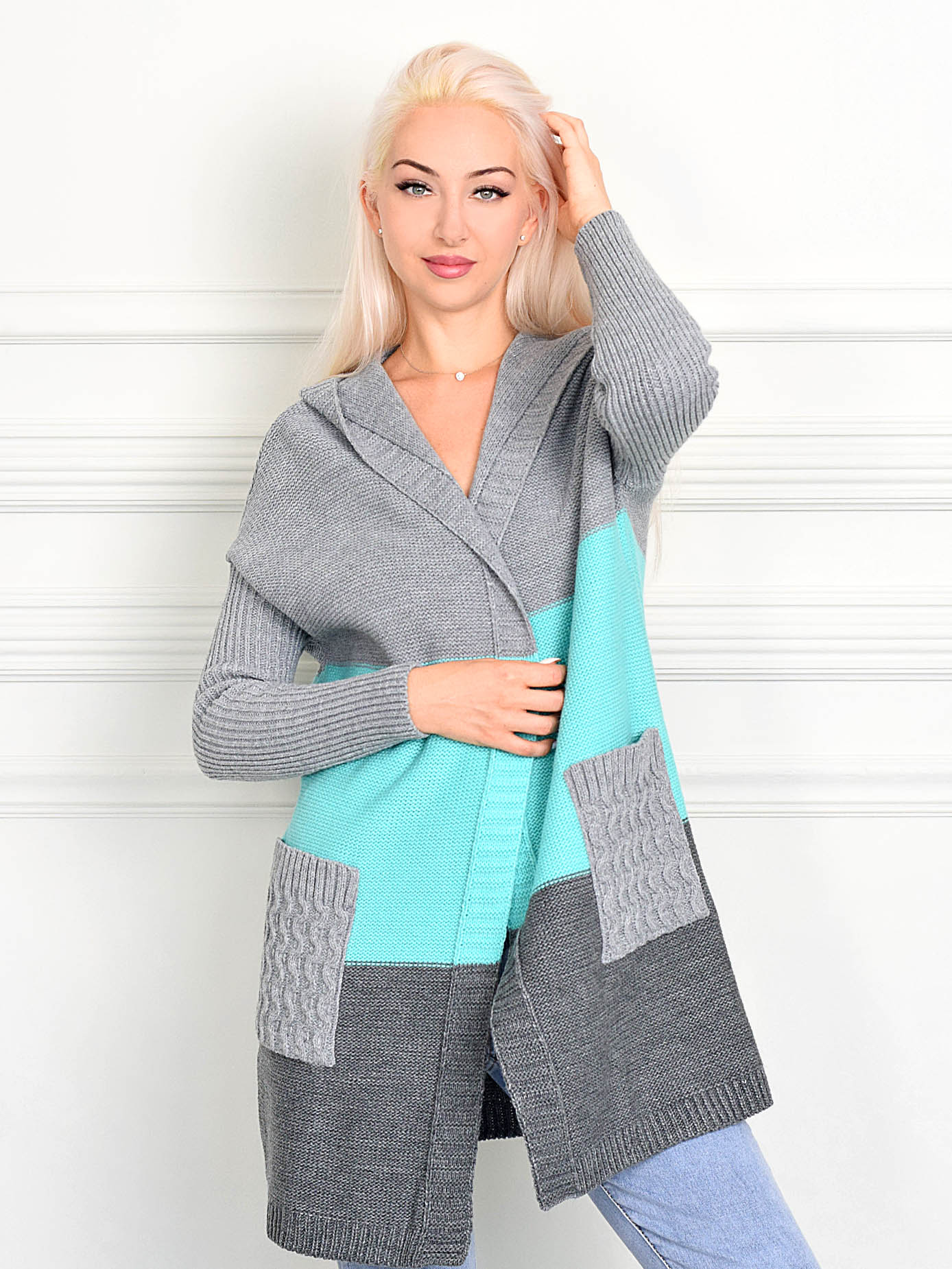 

Кардиган женский MILANIKA 1306 зеленый 46 RU, 1306