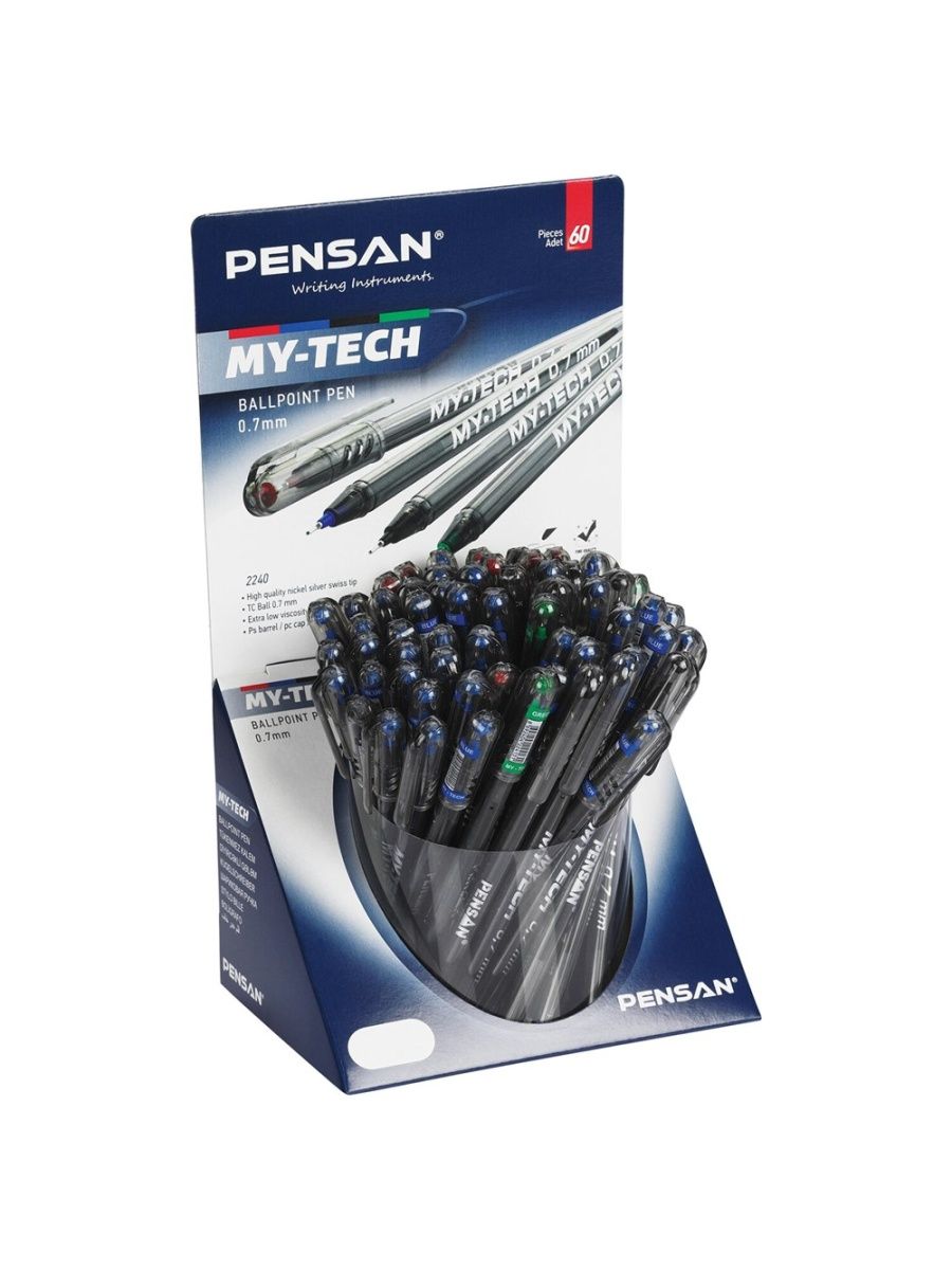 

Ручки Pensan шариковые масляные 60 шт