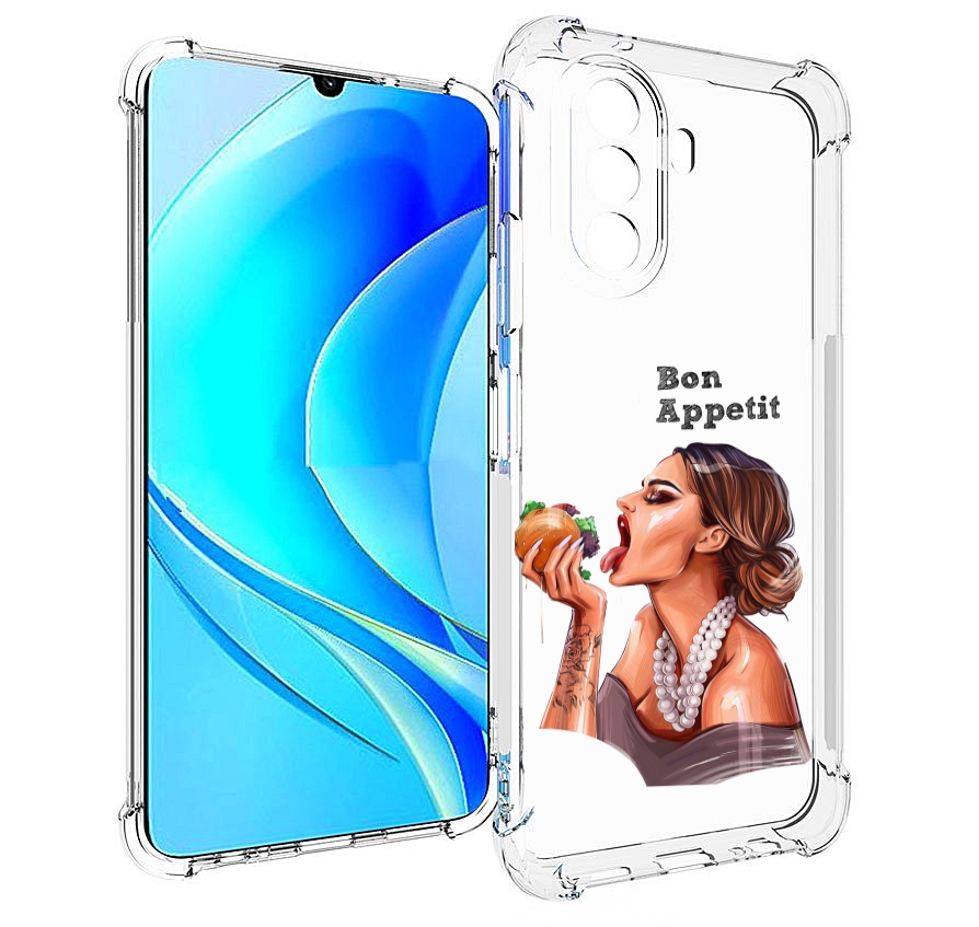 

Чехол MyPads Бон-аппетит для Huawei Nova Y70 / Nova Y70 Plus (MGA-LX9N) / Huawei Enjoy 50, Прозрачный, Tocco