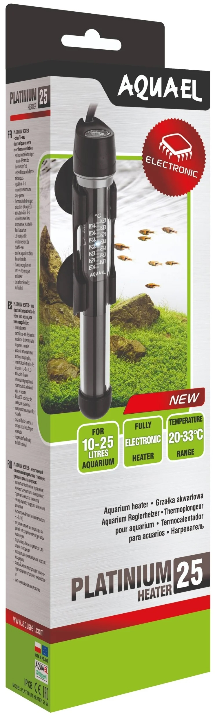 

Нагреватель Aquael Platinium heater 25 W для аквариума 10-25 л