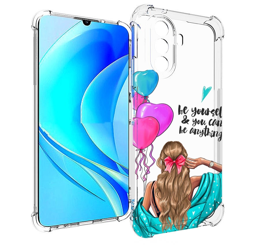 

Чехол MyPads Будь-собой для Huawei Nova Y70 / Nova Y70 Plus (MGA-LX9N) / Huawei Enjoy 50, Прозрачный, Tocco