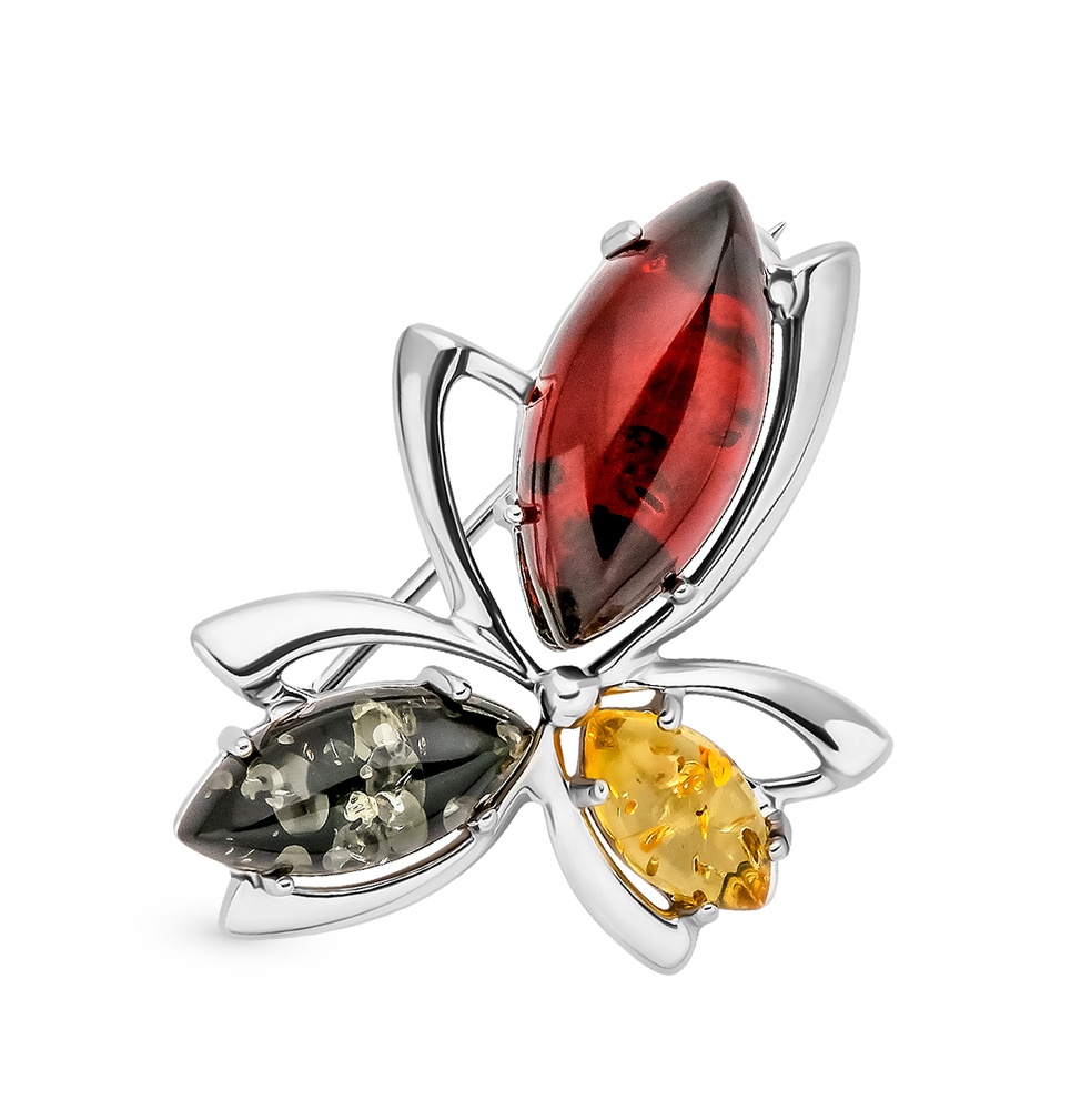 

Брошь из серебра с янтарем 585Gold 709000160, 709000160