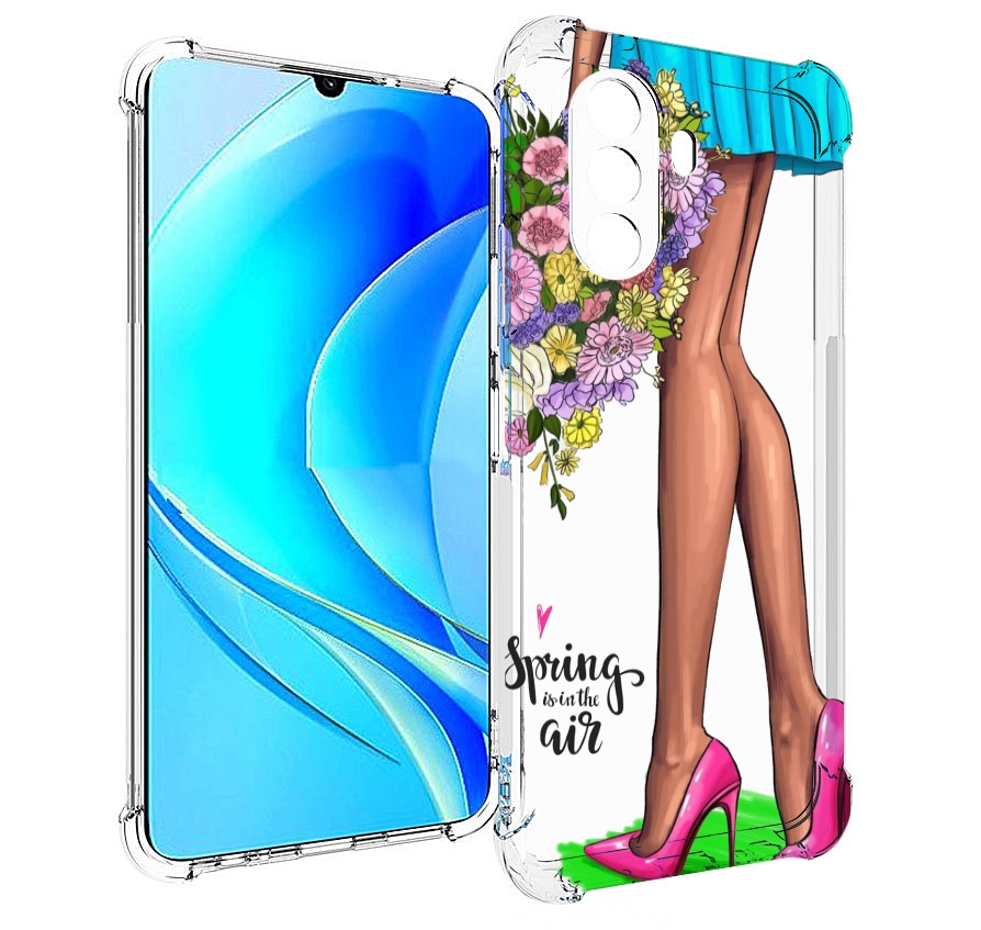 

Чехол MyPads Весна-в-воздухе женский для Huawei Nova Y70 / Nova Y70 Plus (MGA-LX9N), Прозрачный, Tocco