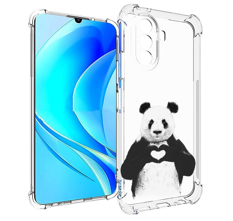 

Чехол MyPads Влюбленная панда для Huawei Nova Y70 / Nova Y70 Plus (MGA-LX9N), Прозрачный, Tocco