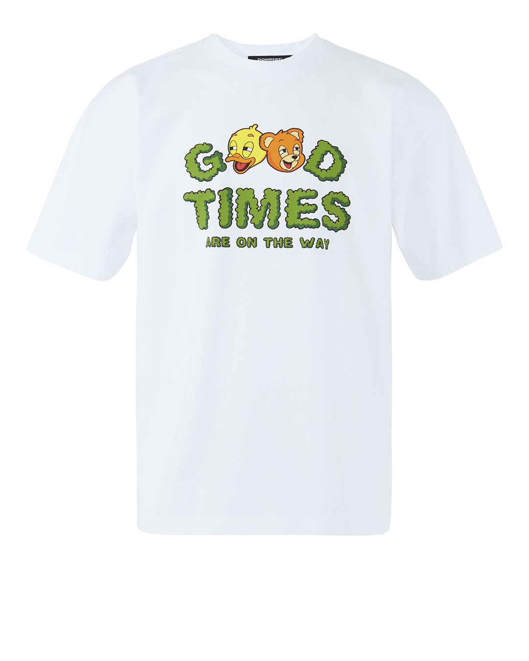 

Футболка мужская Dom Rebel GOOD.OVER TEE белая L, GOOD.OVER TEE