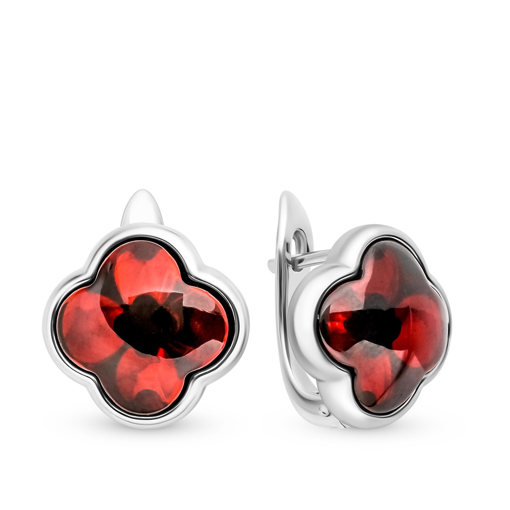 

Серьги из серебра с янтарем 585Gold 702008528, 702008528
