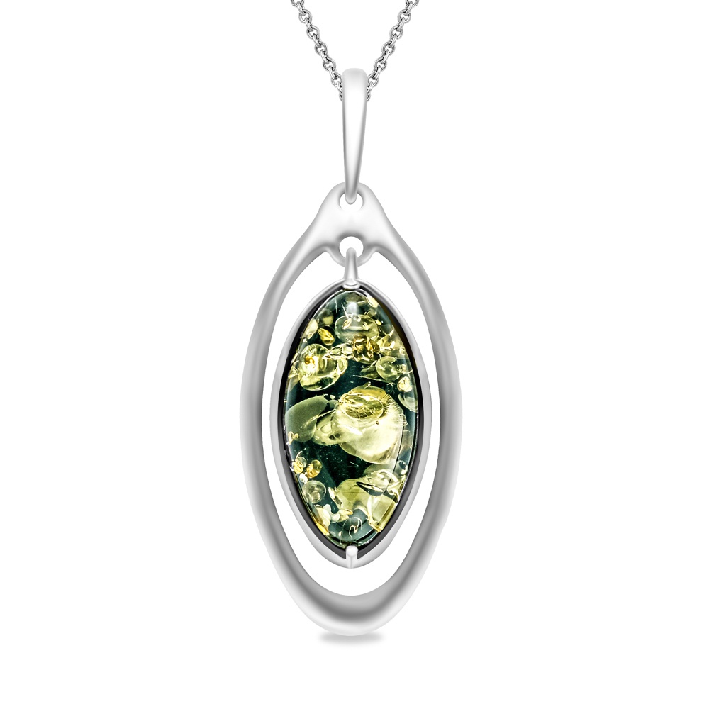 

Кулон из серебра с янтарем 585Gold 703006162, 703006162