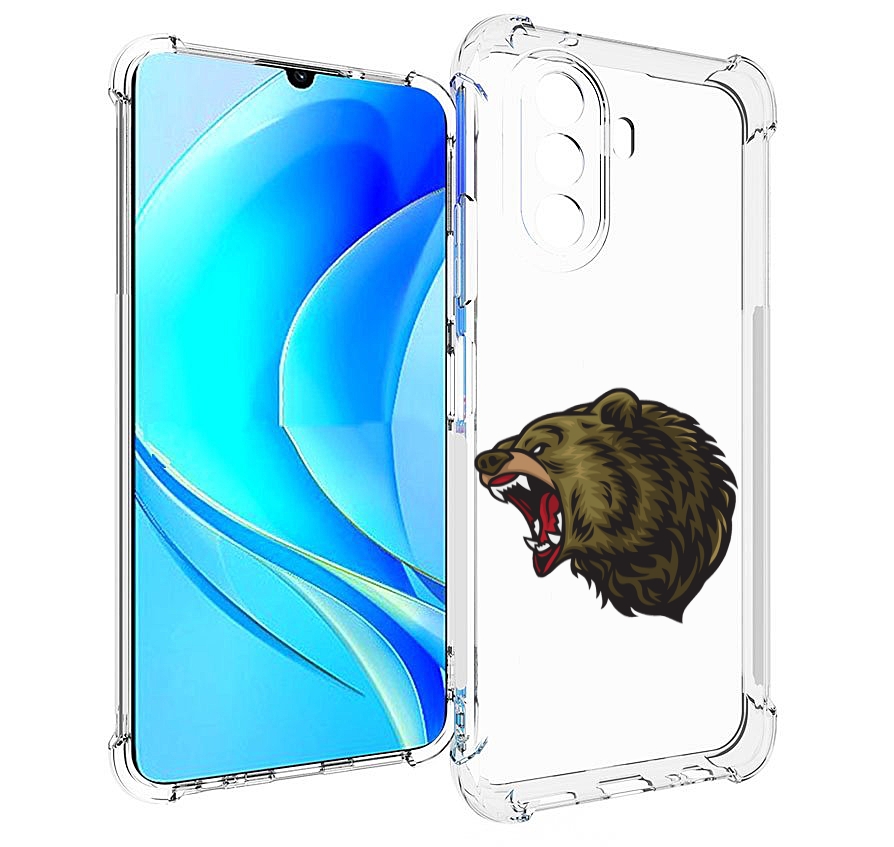 

Чехол MyPads Голова-медведь для Huawei Nova Y70 / Nova Y70 Plus (MGA-LX9N), Прозрачный, Tocco