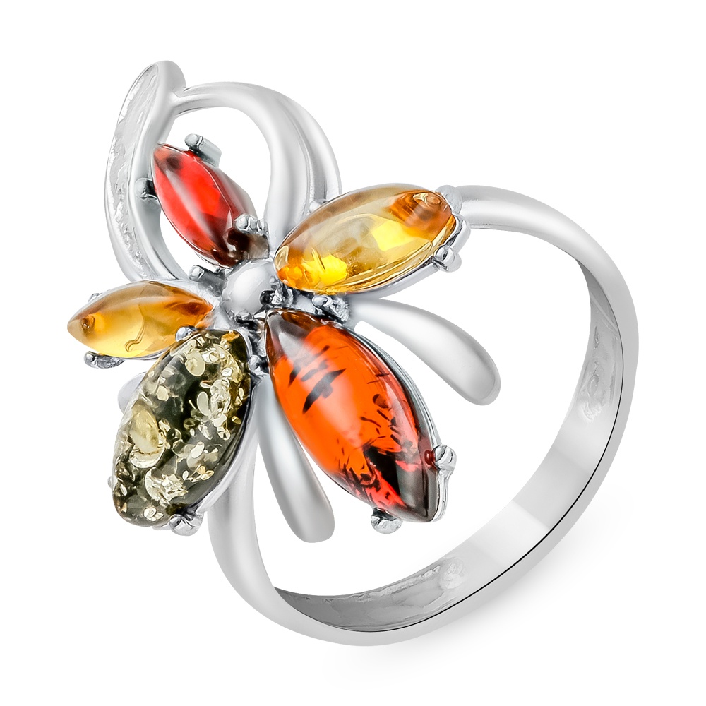 

Кольцо из серебра с янтарем р. , 585Gold 701011490, 701011490