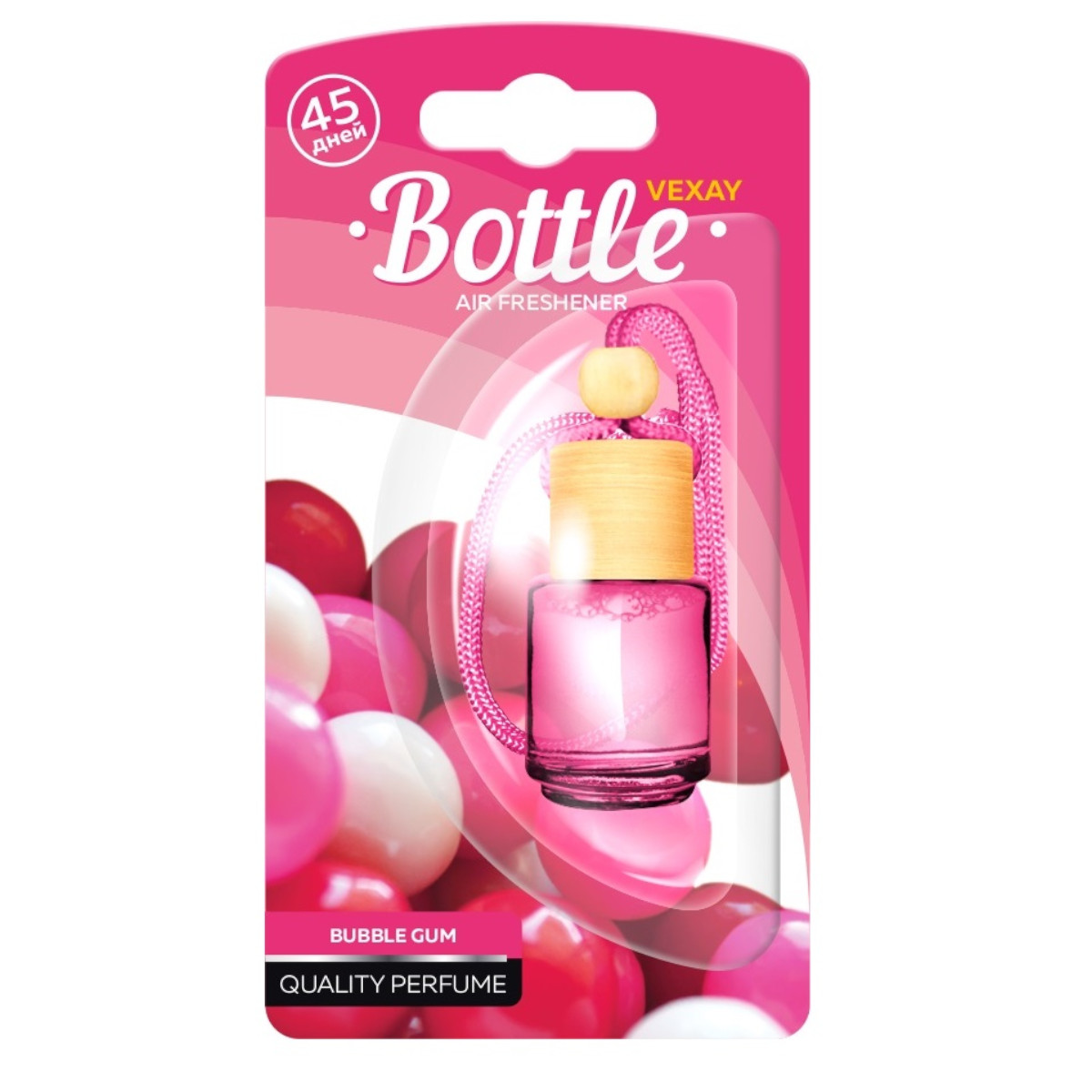 

Ароматизатор в машину Vexay Aroma Bottle Жевательная резинка, Желтый