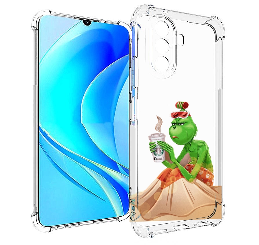 

Чехол MyPads Гринч-в-платье для Huawei Nova Y70 / Nova Y70 Plus (MGA-LX9N), Прозрачный, Tocco