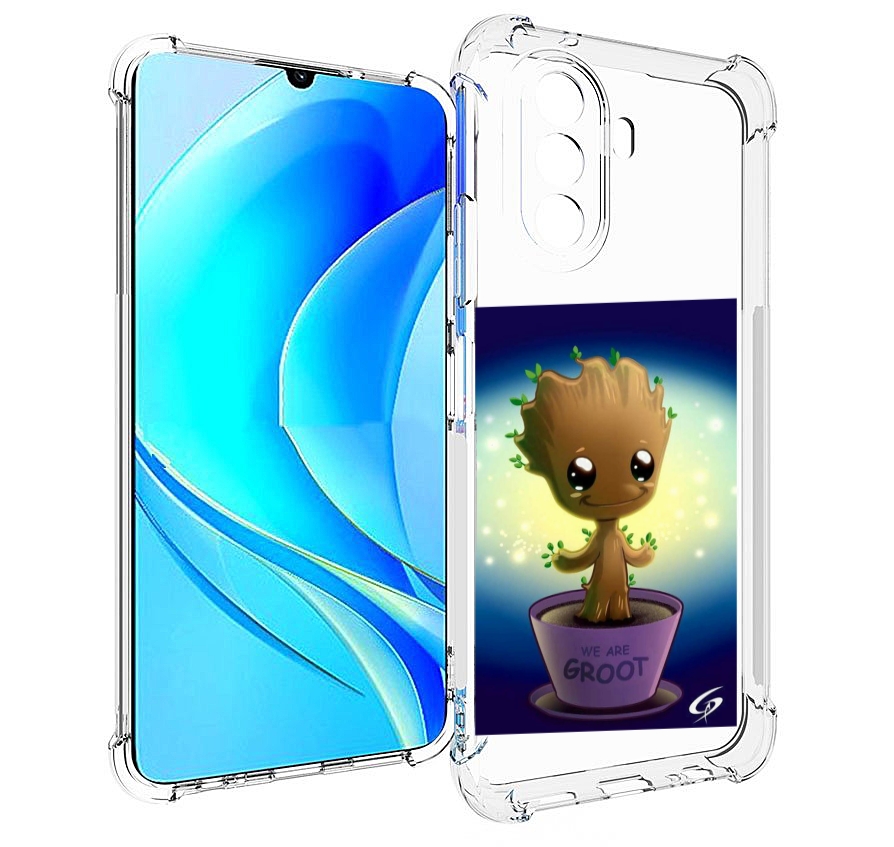 

Чехол MyPads Грут для Huawei Nova Y70 / Nova Y70 Plus (MGA-LX9N) / Huawei Enjoy 50, Прозрачный, Tocco