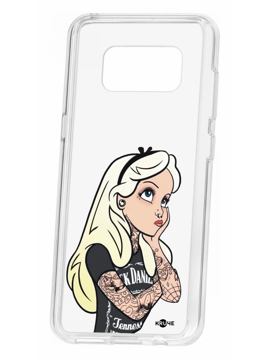 

Чехол на Samsung Galaxy S8 Kruche Print Tattoo Girl,противоударный бампер,с защитой камеры, Прозрачный;черный;белый;бежевый, Самсунг Галакси с8