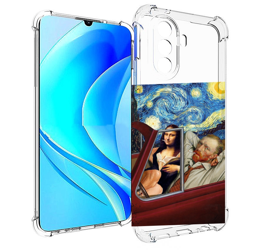 

Чехол MyPads Да-Винчи-в-одном для Huawei Nova Y70 / Nova Y70 Plus (MGA-LX9N), Прозрачный, Tocco