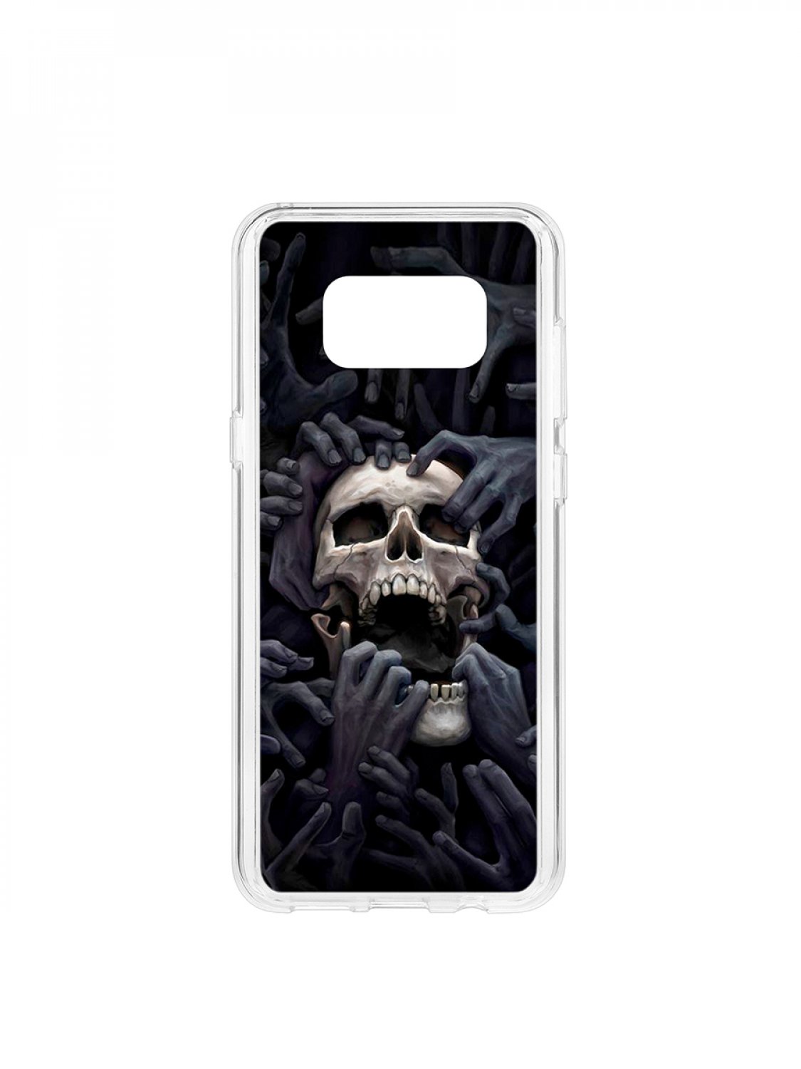 фото Чехол на samsung galaxy s8 plus kruche print skull hands,противоударный бампер с принтом кruче