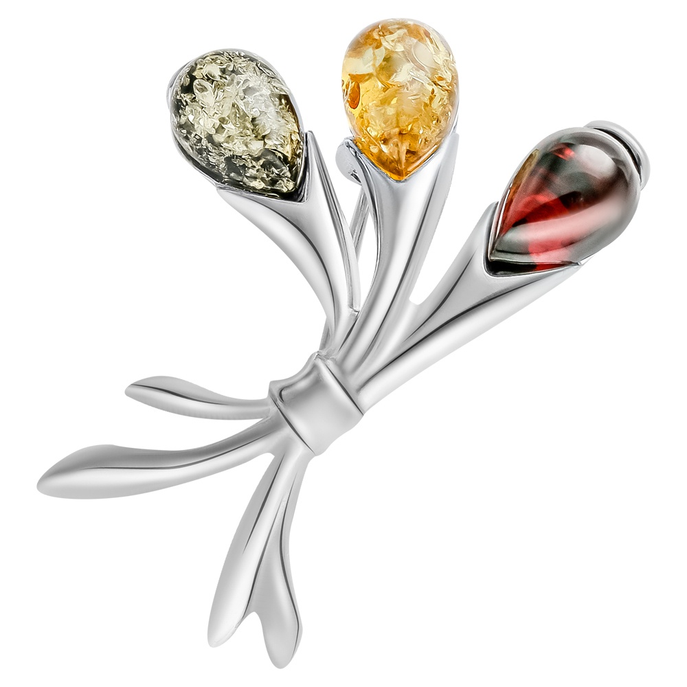 

Брошь из серебра с янтарем 585Gold 709000188, 709000188