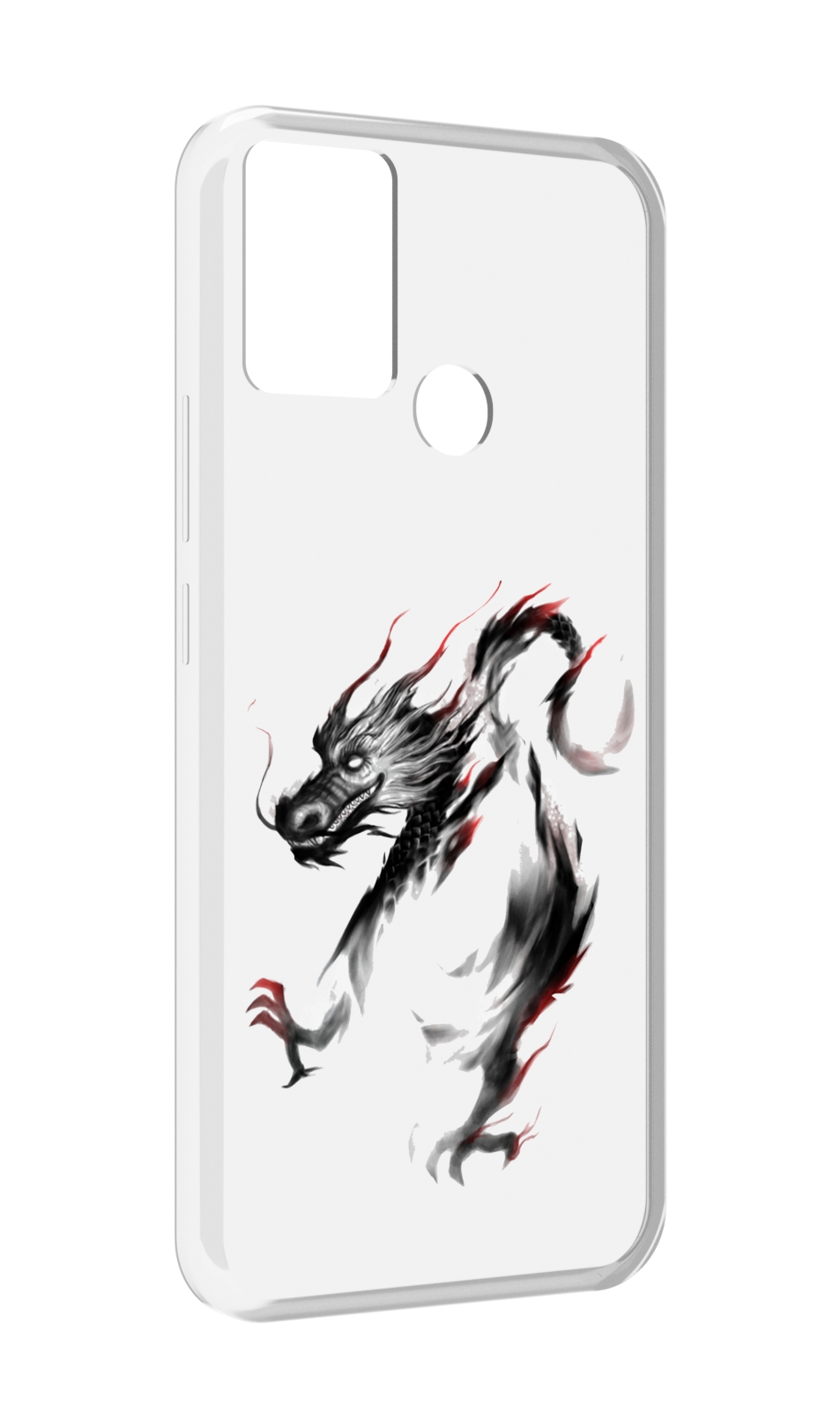 

Чехол MyPads черный дракон для Infinix Hot 11 Play, Прозрачный, Tocco