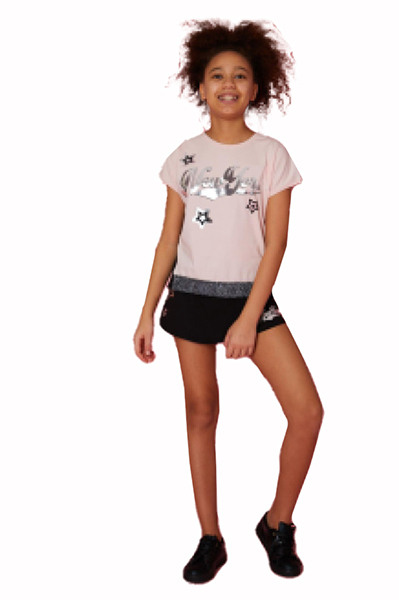 

Футболка Little Star Girls 1630-YX, 116-122, пудровый (доставка из-за рубежа)