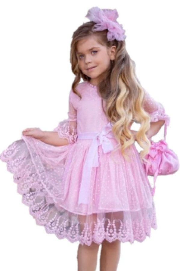 

Платье Ricco Tarz 2210504002, 4-5 лет, пудровый (доставка из-за рубежа)