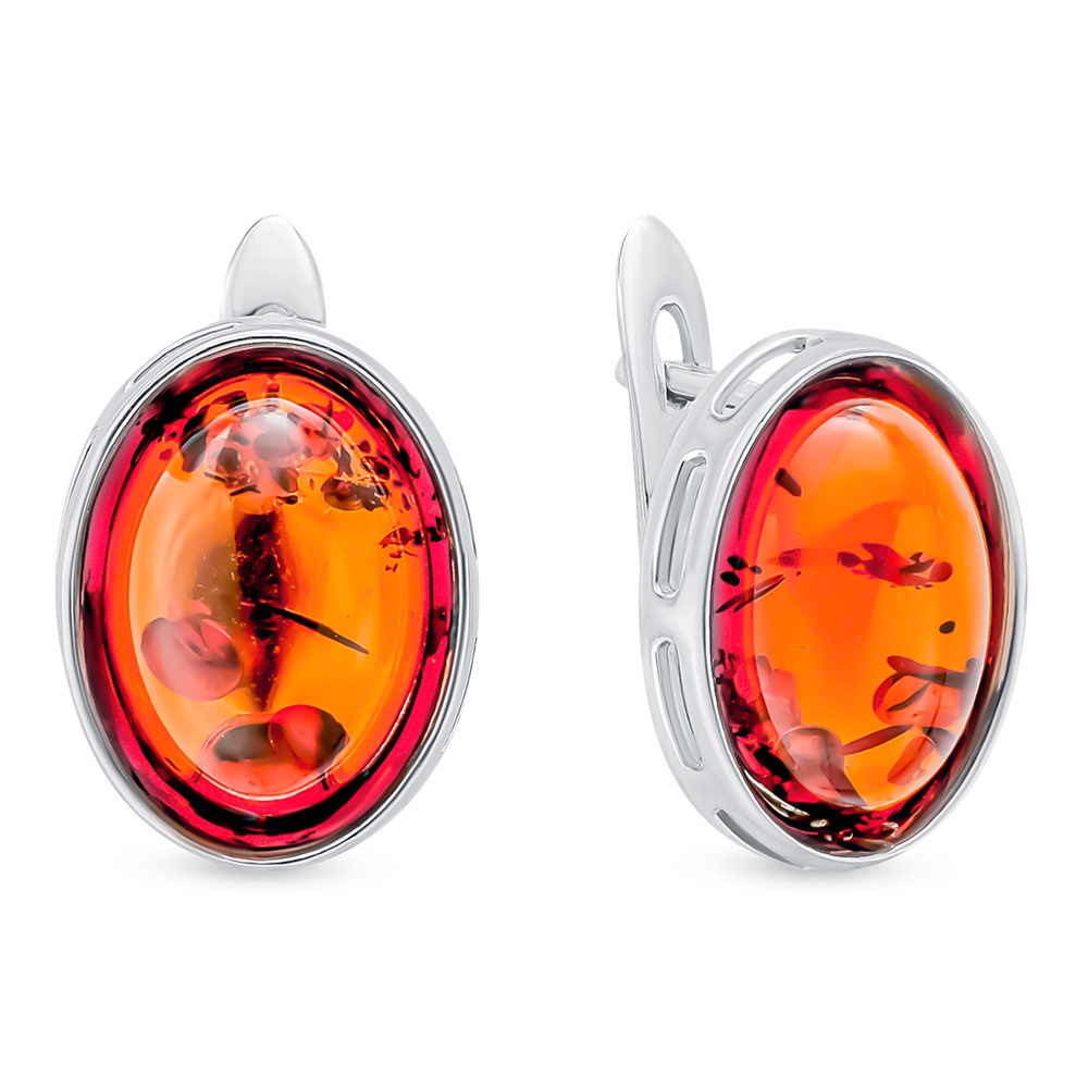 

Серьги из серебра с янтарем 585Gold 702008547, 702008547
