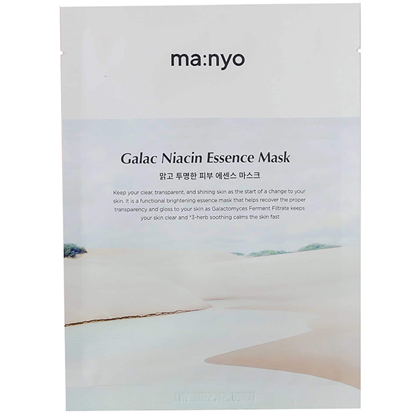 Осветляющая маска Manyo с ниацинамидом Galac niacin essence mask
