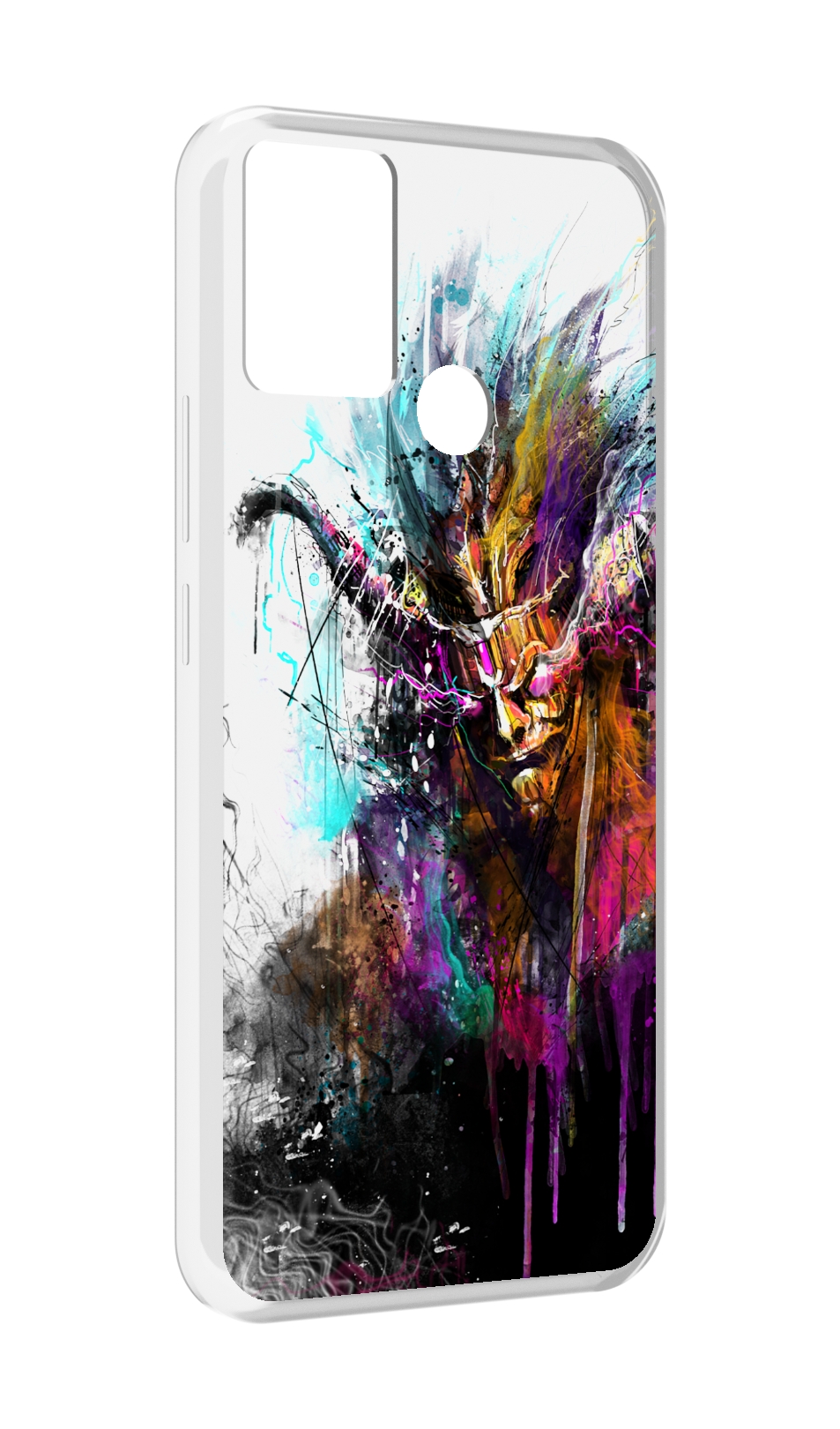 

Чехол MyPads яркий дьявол для Infinix Hot 11 Play, Прозрачный, Tocco