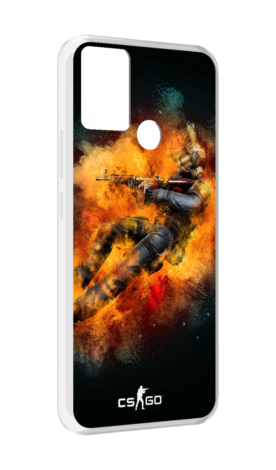 Чехол MyPads CS-go Контр-террорист для Infinix Hot 11 Play