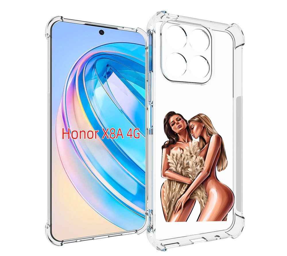 

Чехол MyPads Иллюстрированные-девушки женский для Honor X8a, Tocco