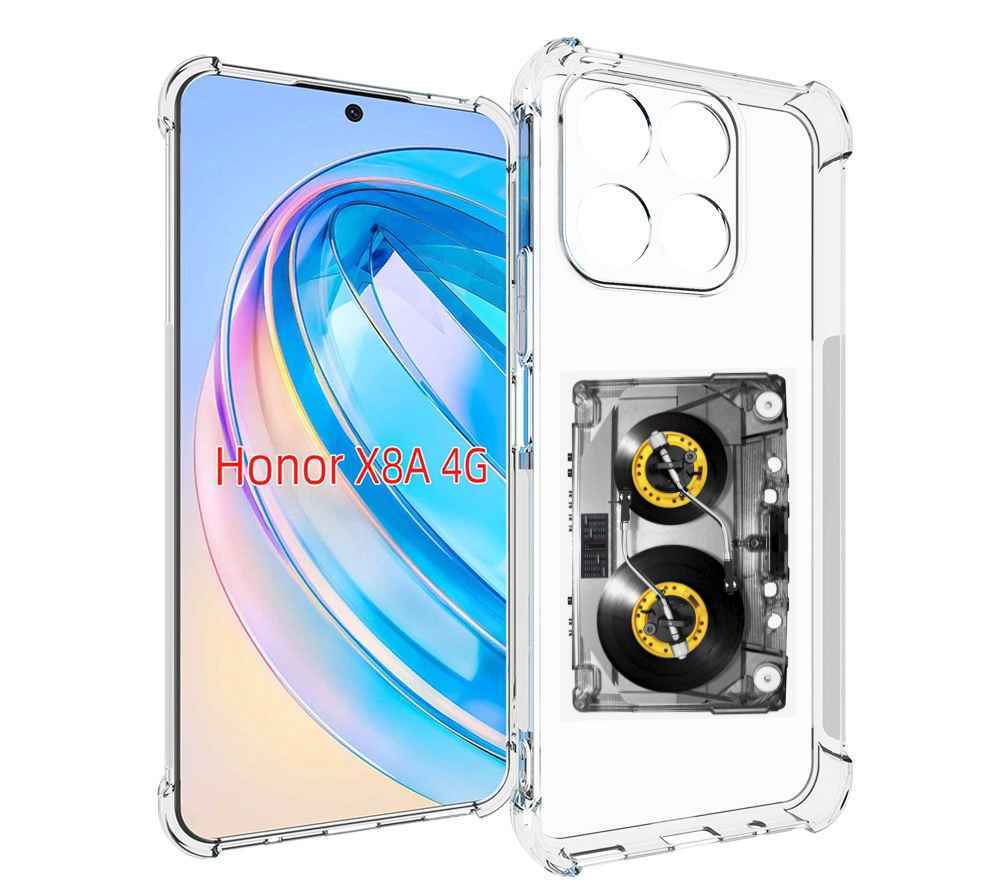 

Чехол MyPads Кассета музыкальная для Honor X8a, Tocco