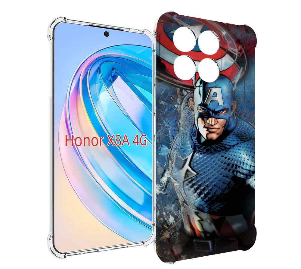 

Чехол MyPads Комикс-капитан-Америка для Honor X8a, Tocco