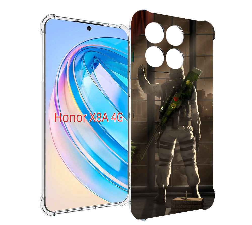 

Чехол MyPads Контр-Страйк-в-дыму для Honor X8a, Tocco