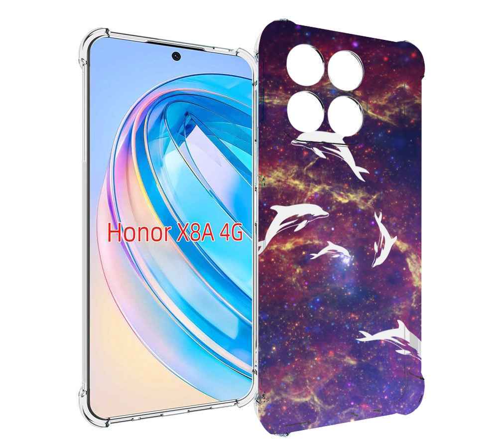 

Чехол MyPads Космические-дельфины для Honor X8a, Tocco