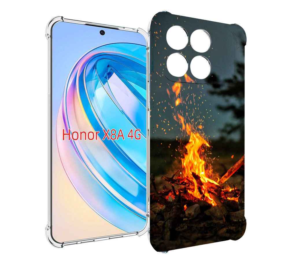 

Чехол MyPads Костер-ночное-небо для Honor X8a, Tocco