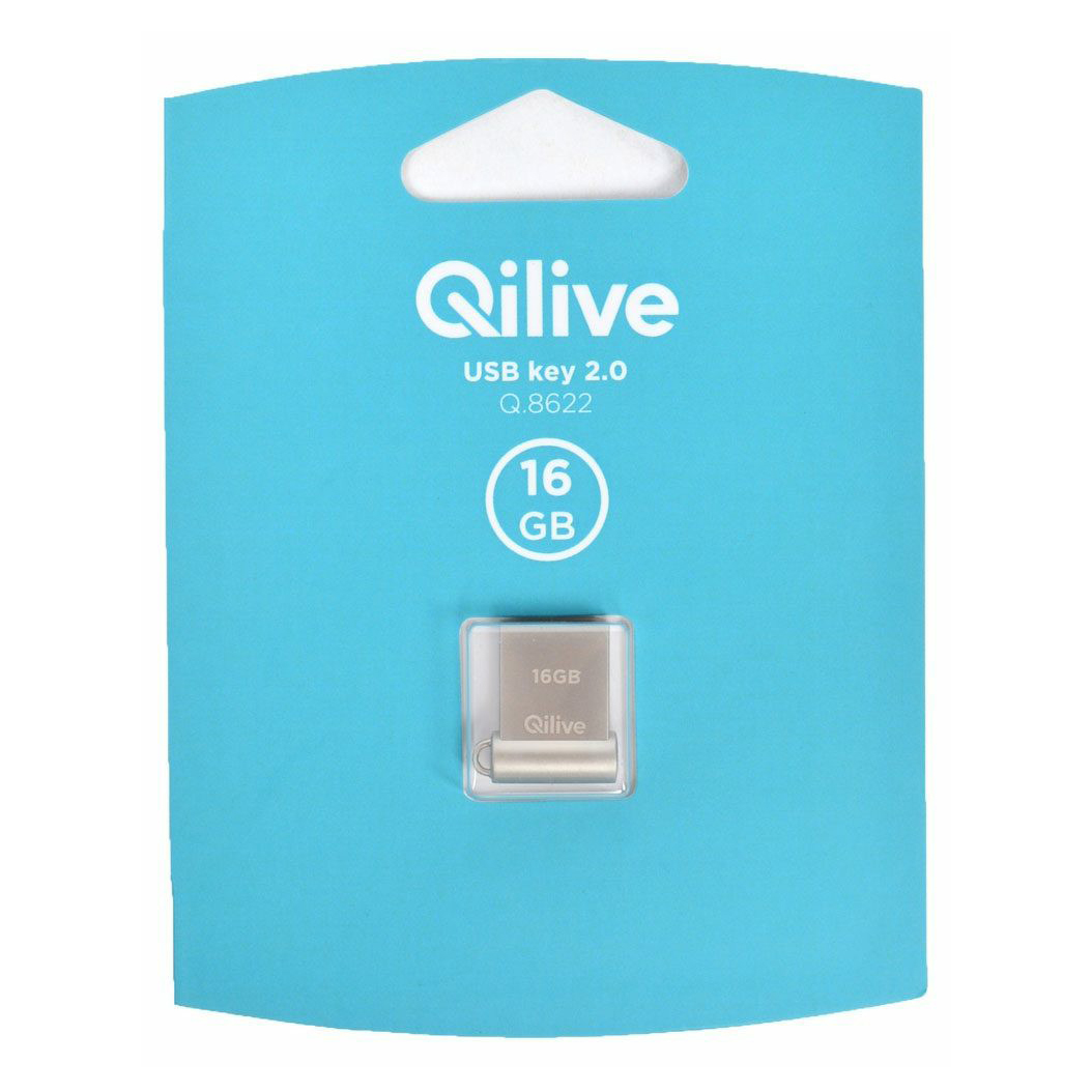 

Флешка Qilive Q.8622 16ГБ Silver, Q.8622