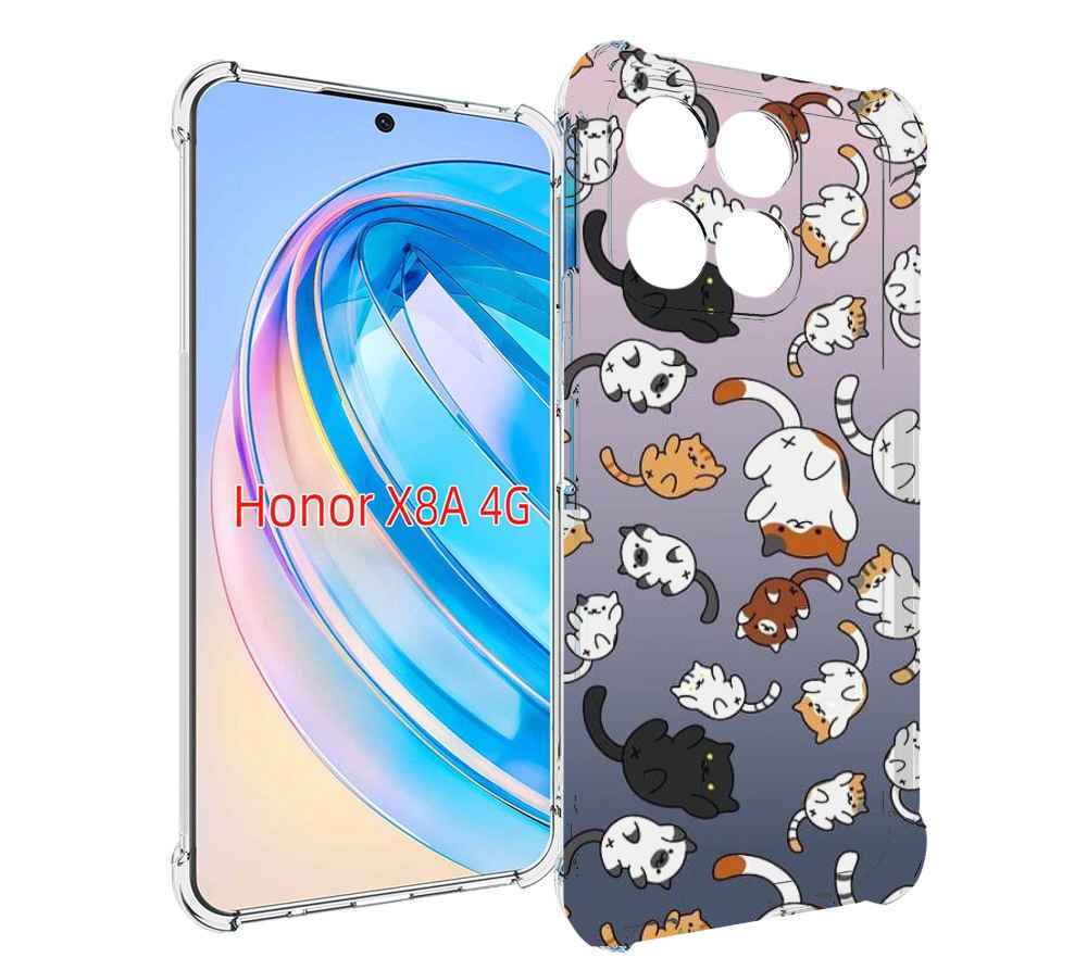 

Чехол MyPads Котики-летают для Honor X8a, Tocco