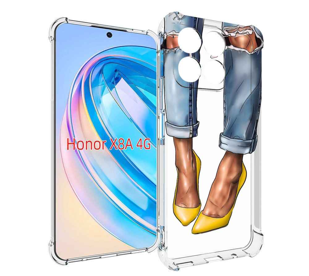 

Чехол MyPads Красивые-туфли для Honor X8a, Tocco